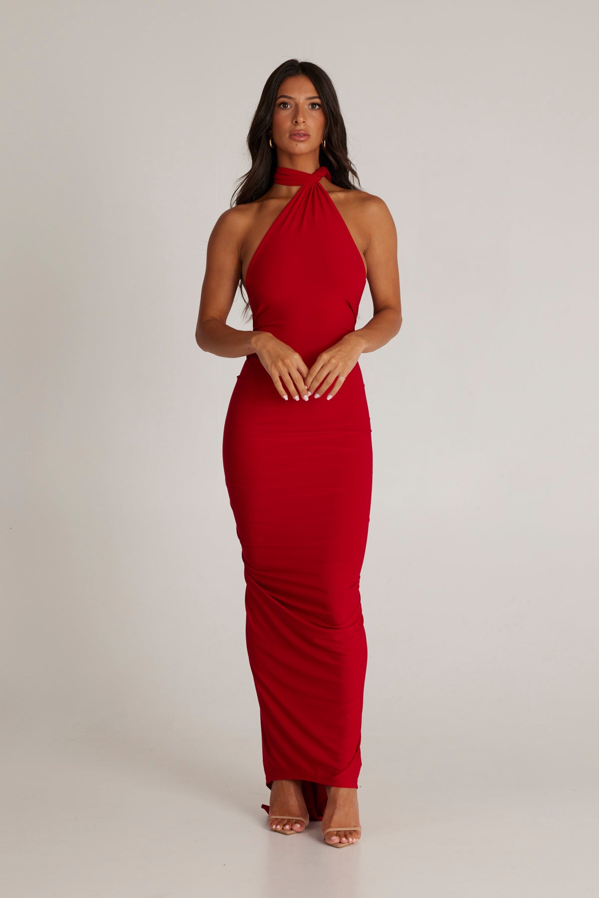 Chelsey Elegant Scarf Dress