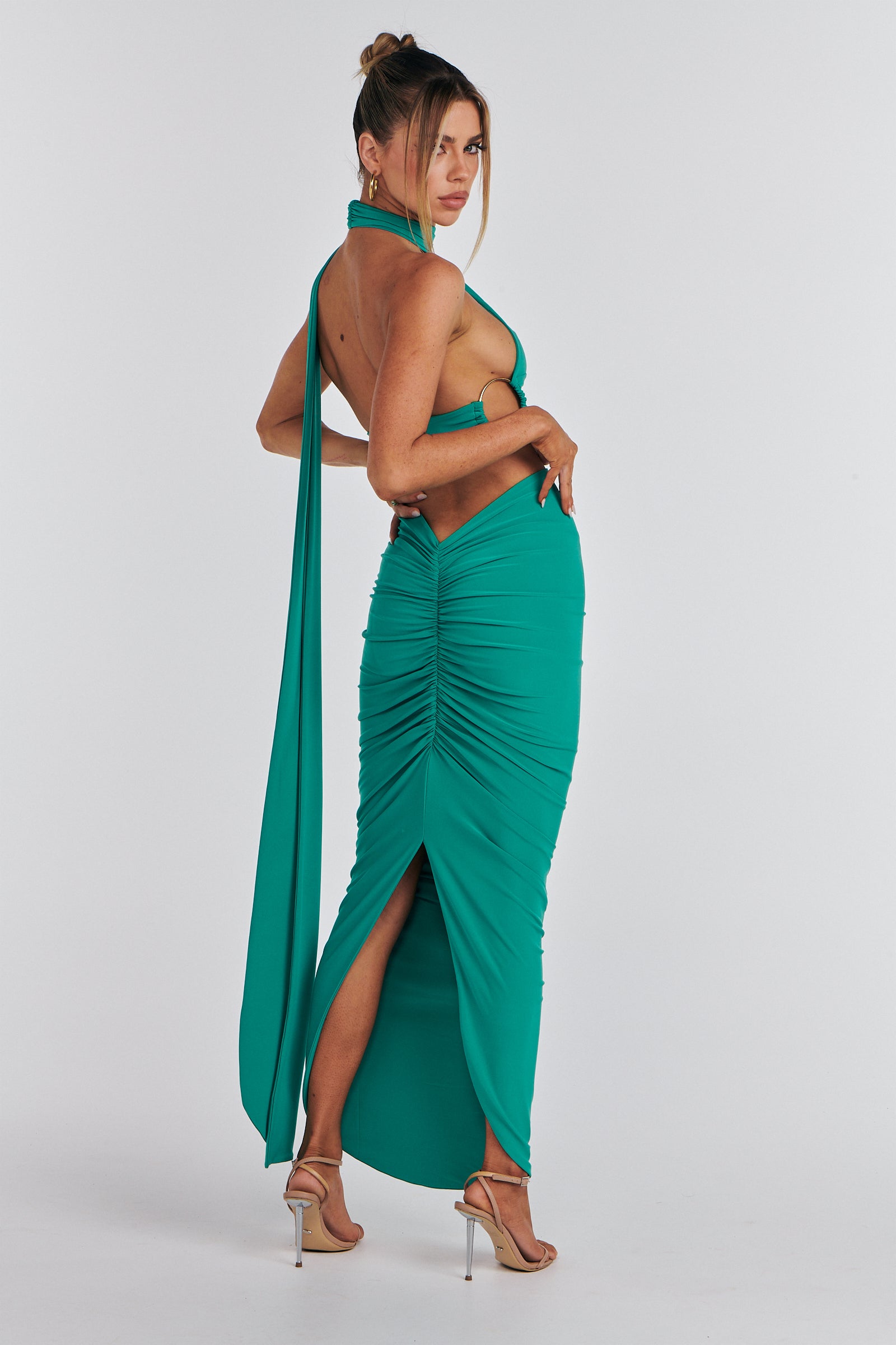 Kissa Two Piece Scarf Dress