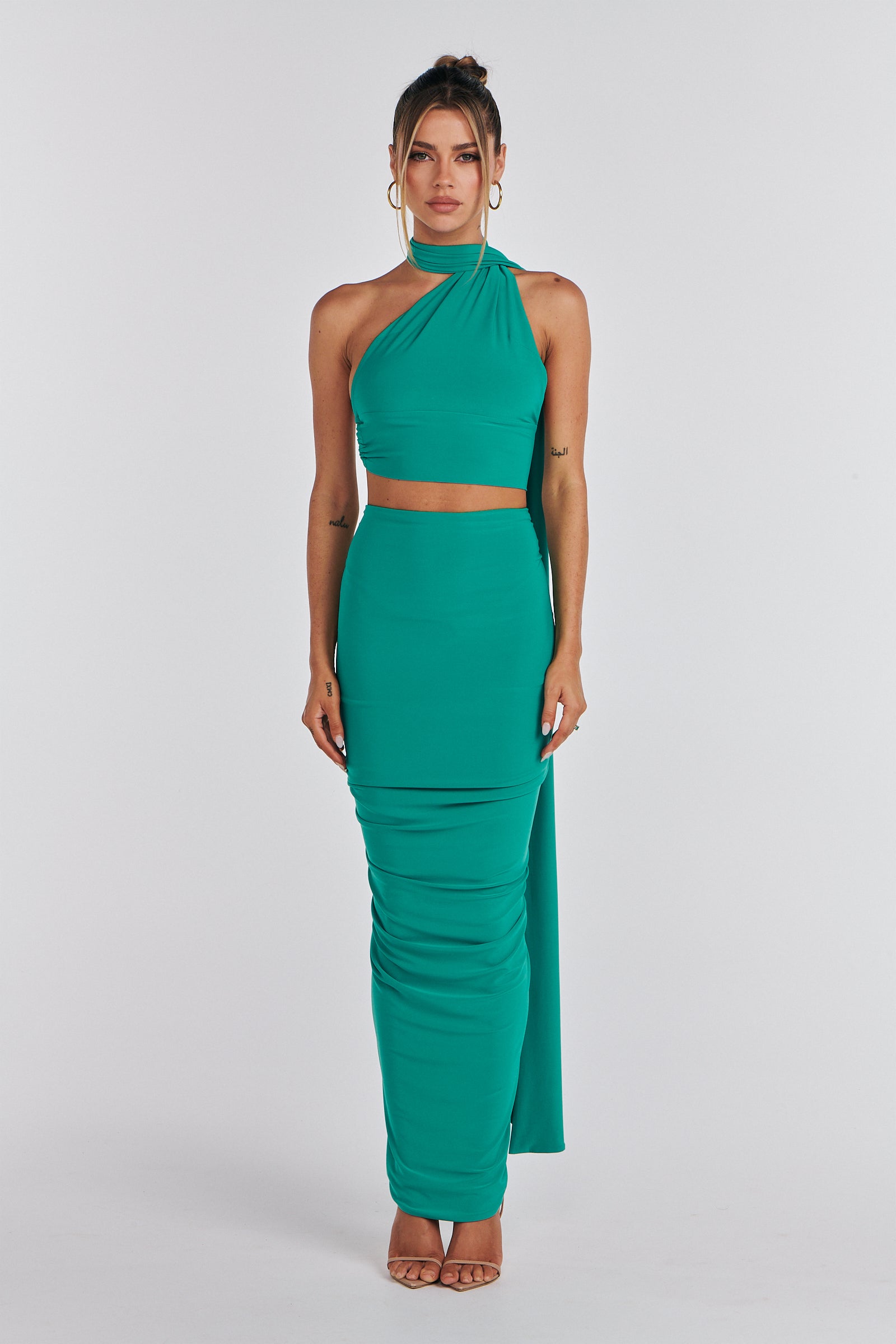 Kissa Two Piece Scarf Dress