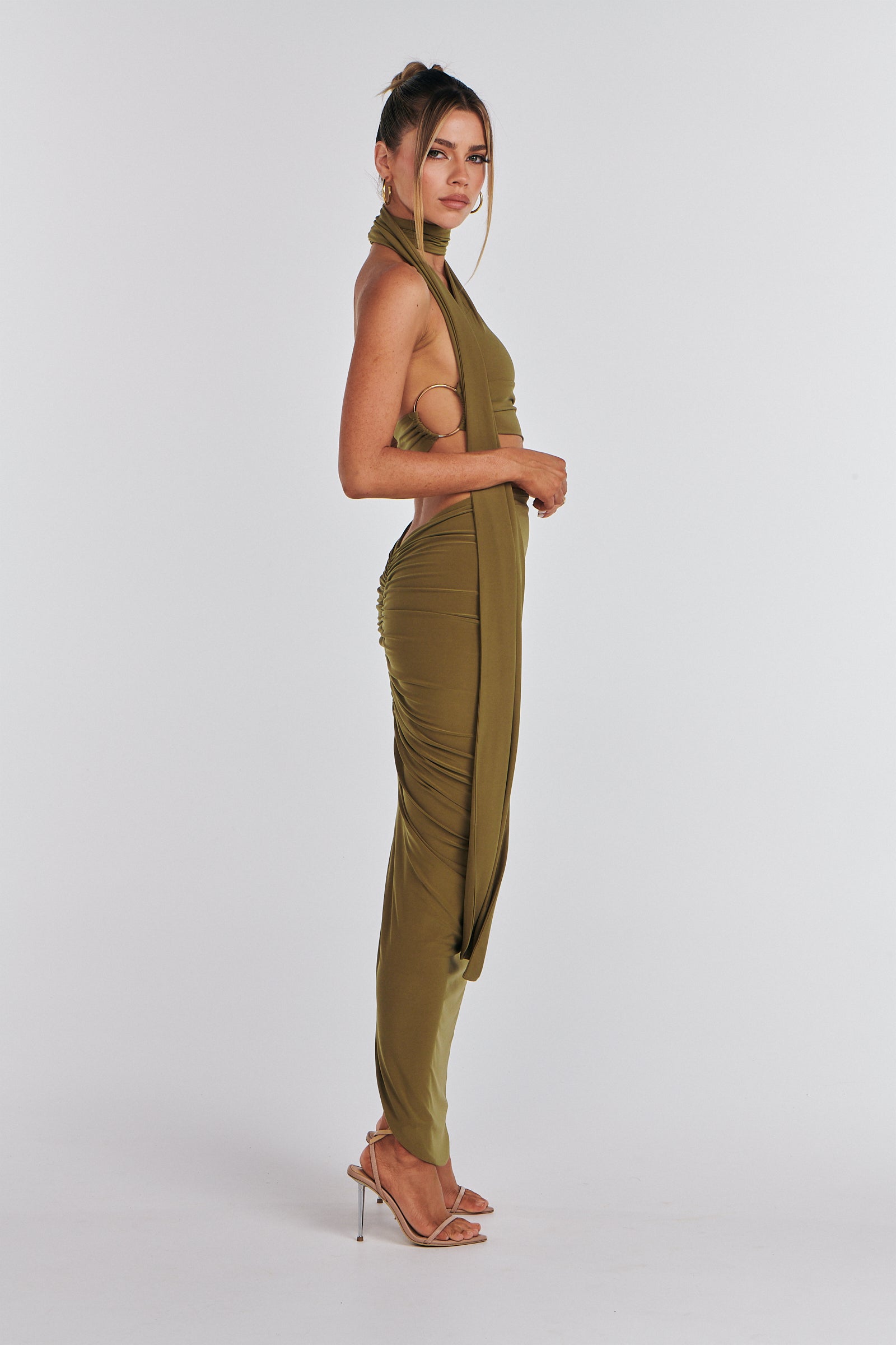 Kissa Two Piece Scarf Dress