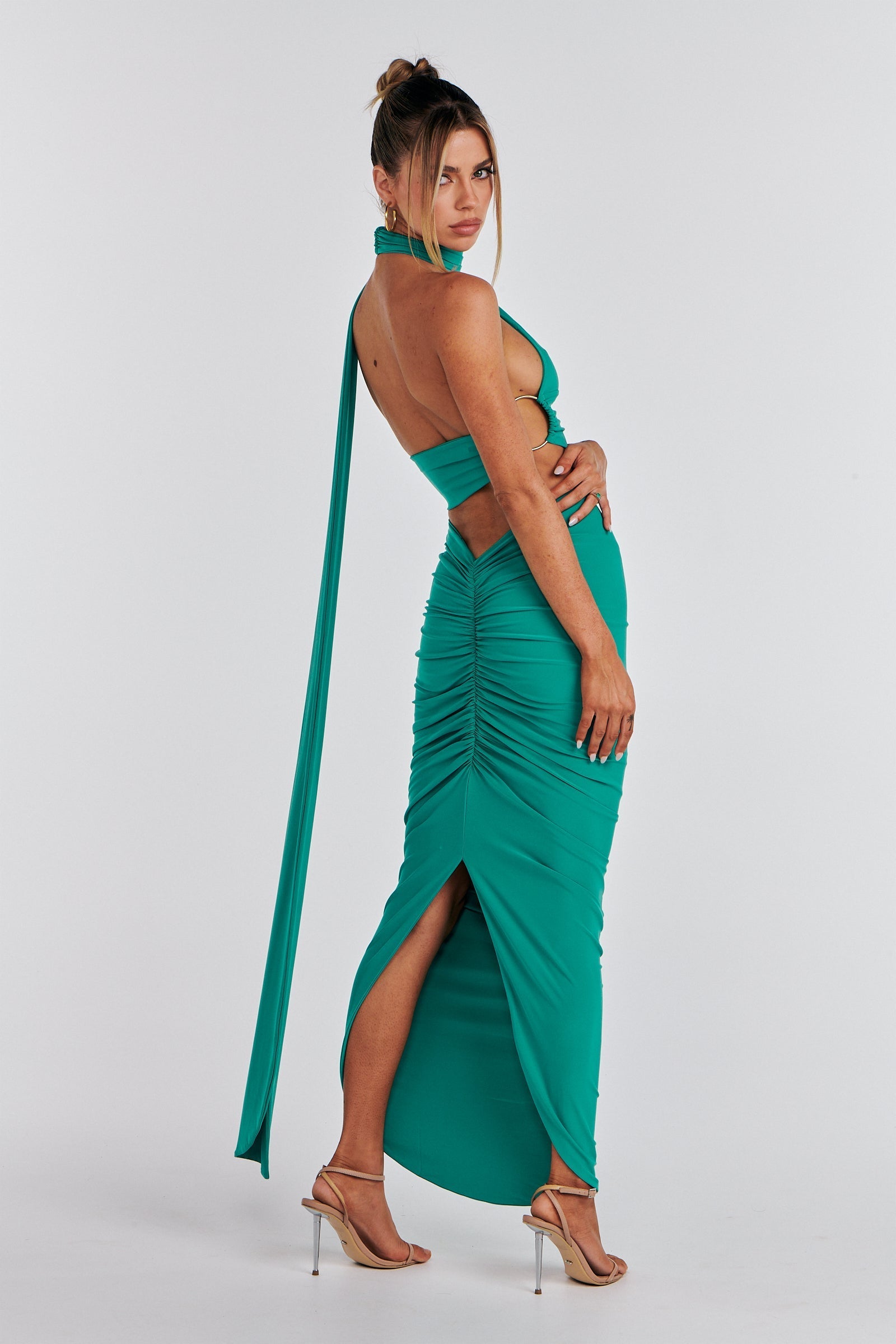 Kissa Two Piece Scarf Dress