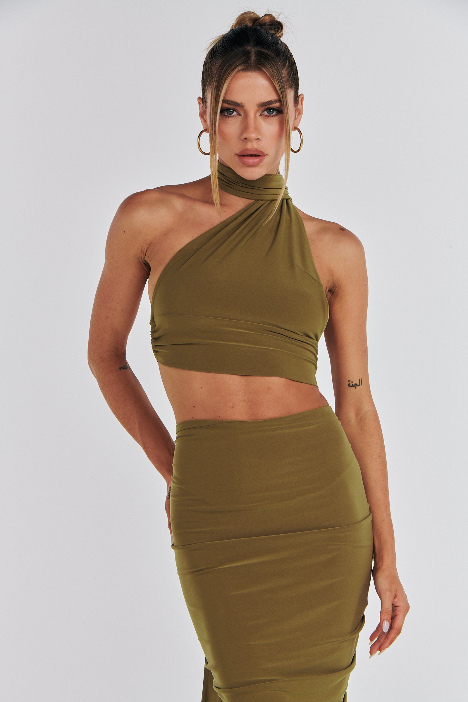 Kissa Two Piece Scarf Dress