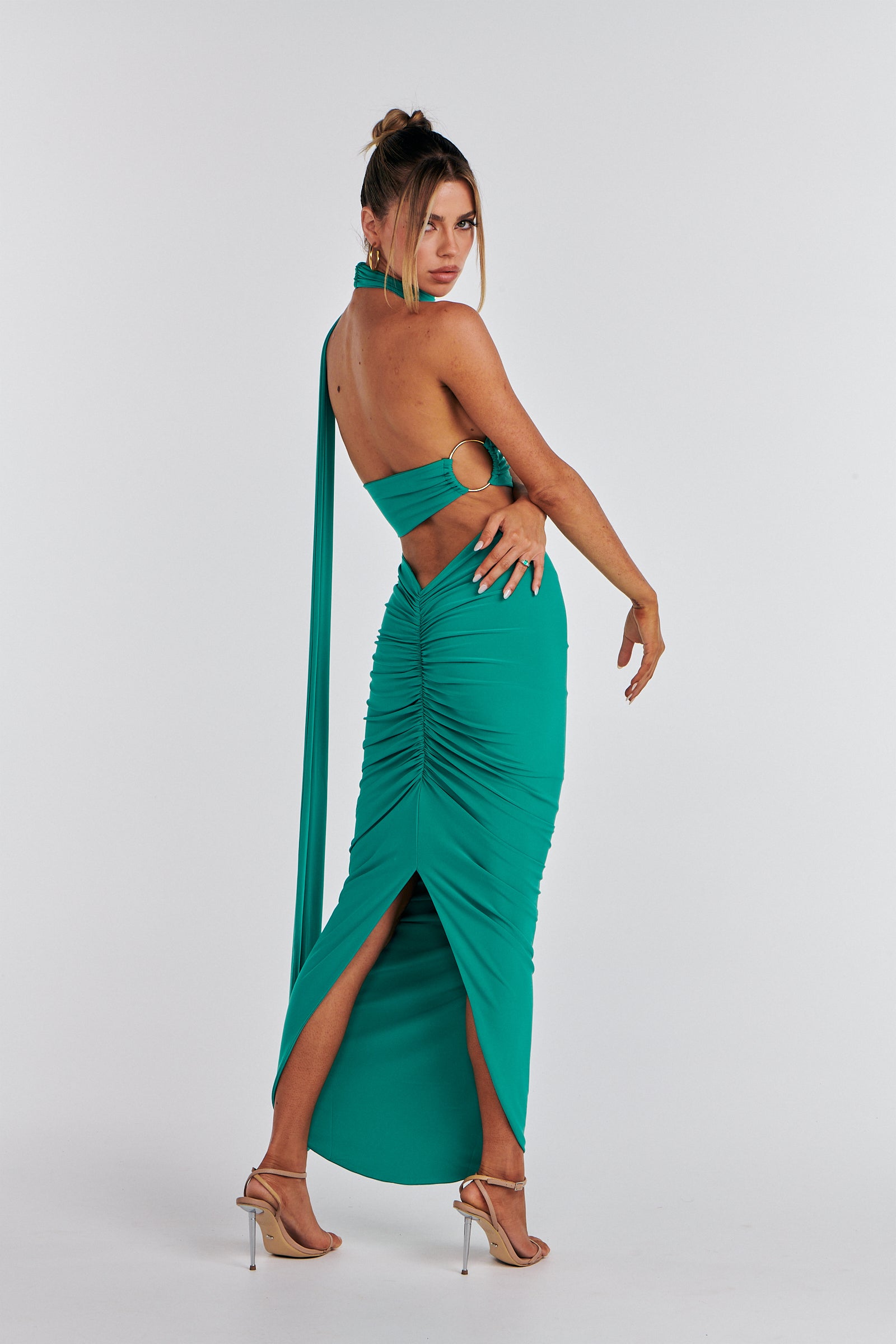 Kissa Two Piece Scarf Dress