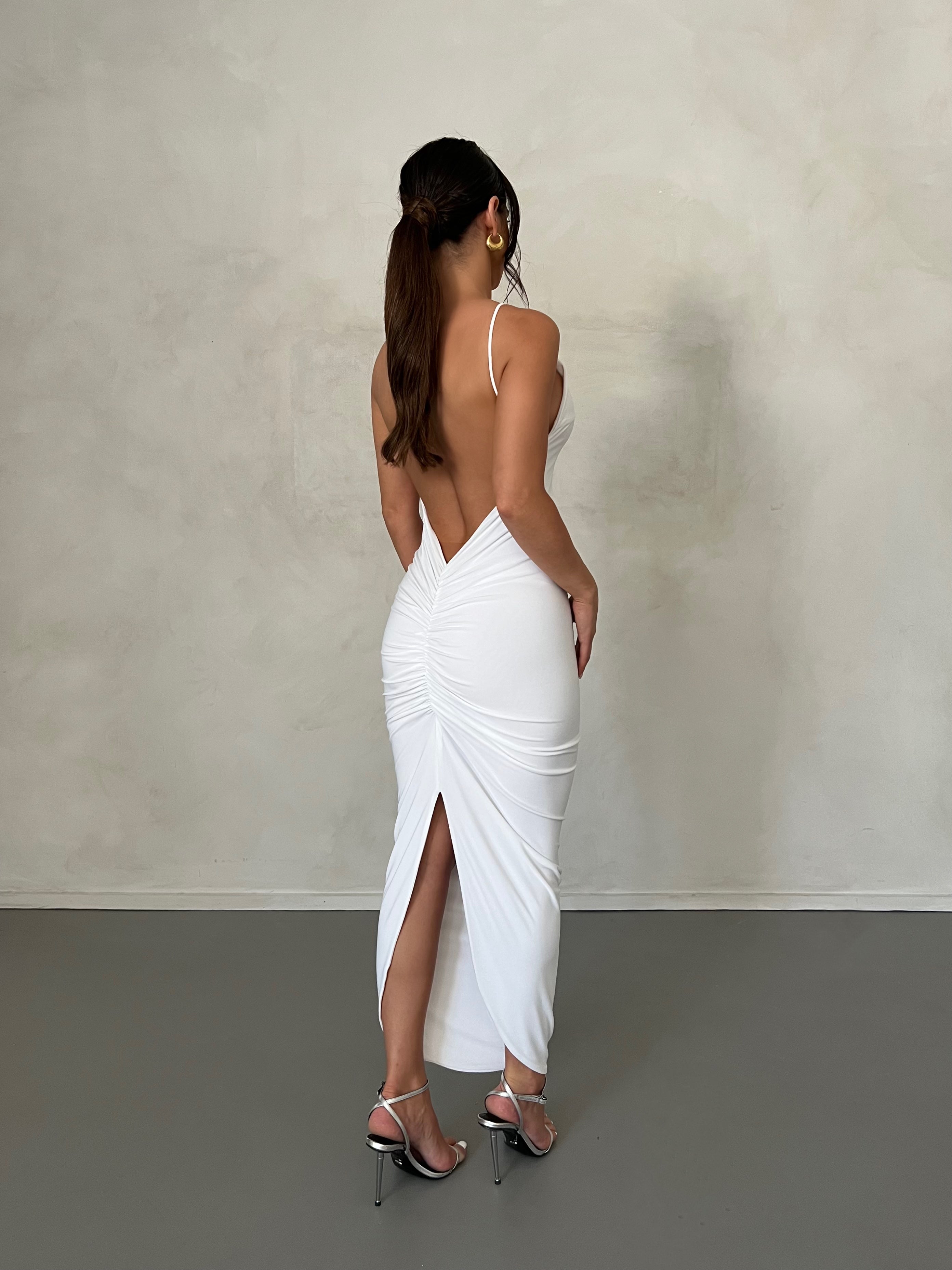 Lana Open Back Dress