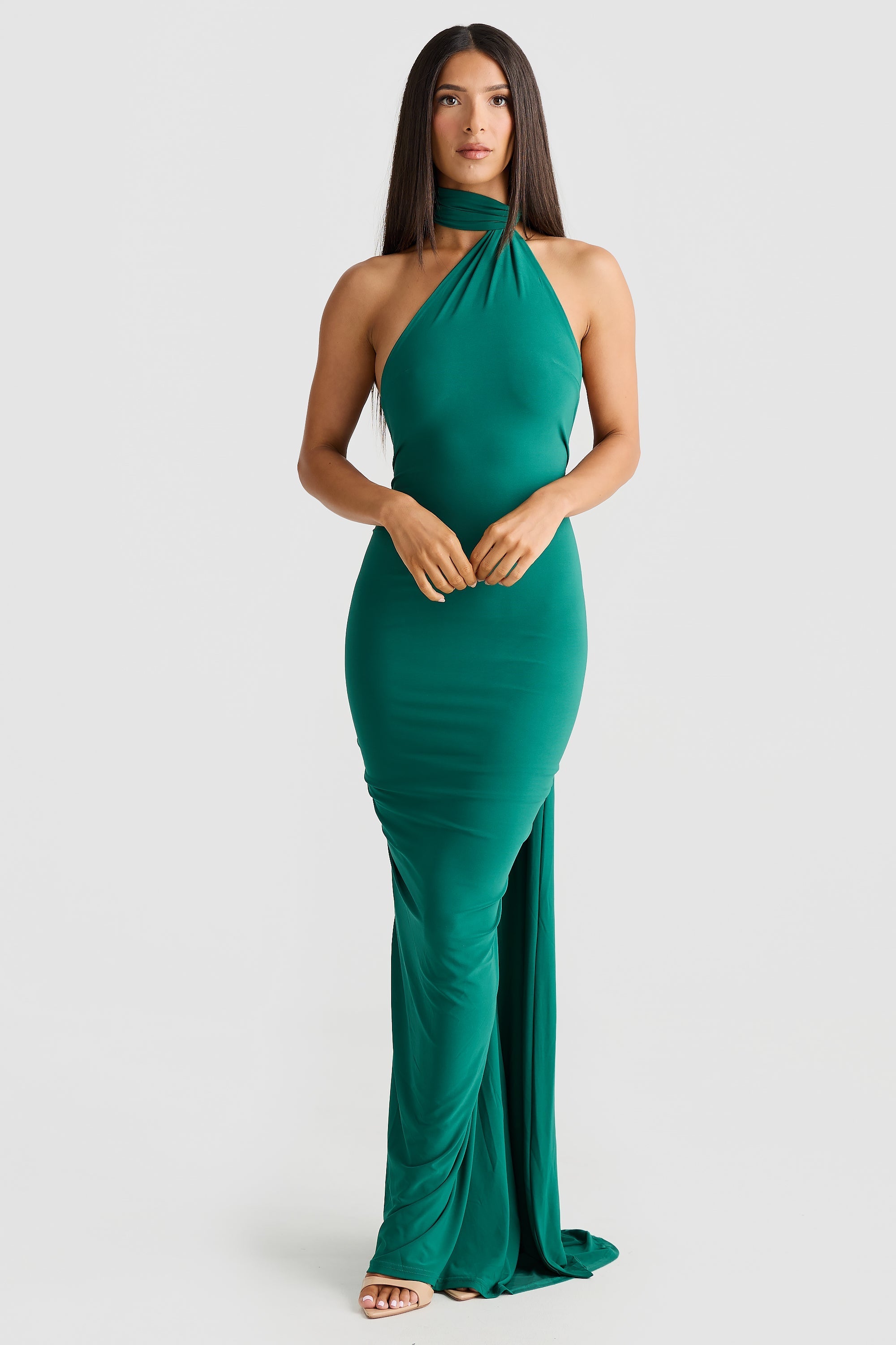 Chelsey Elegant Scarf Dress