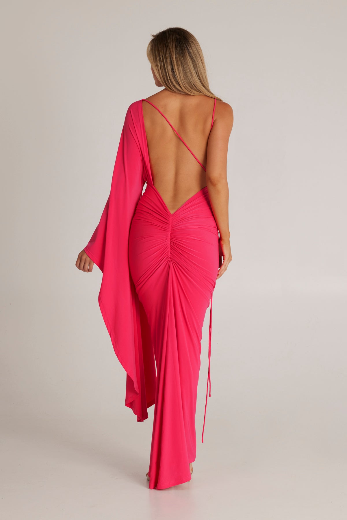 Wissa Single Arm Long Sleeve Dress