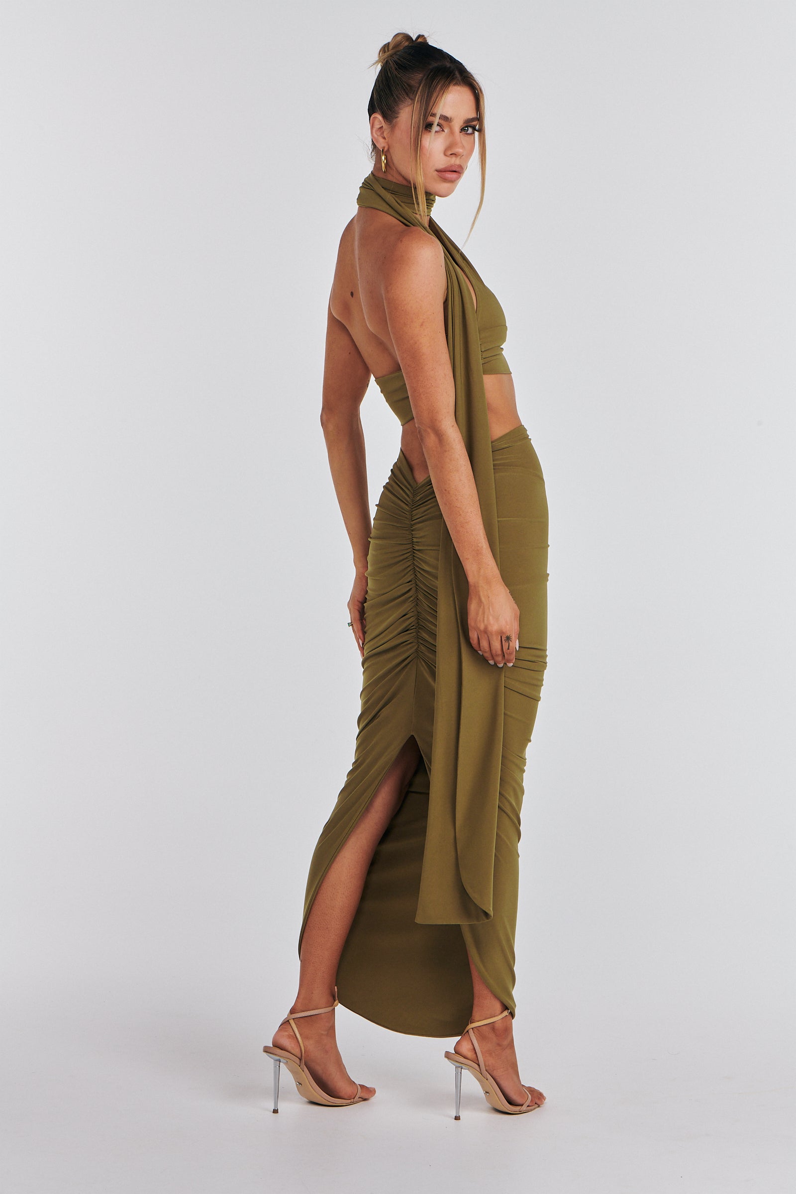 Kissa Two Piece Scarf Dress