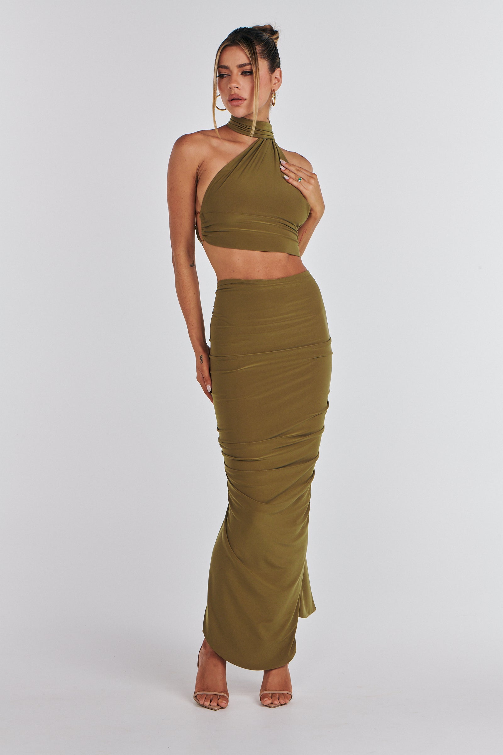 Kissa Two Piece Scarf Dress