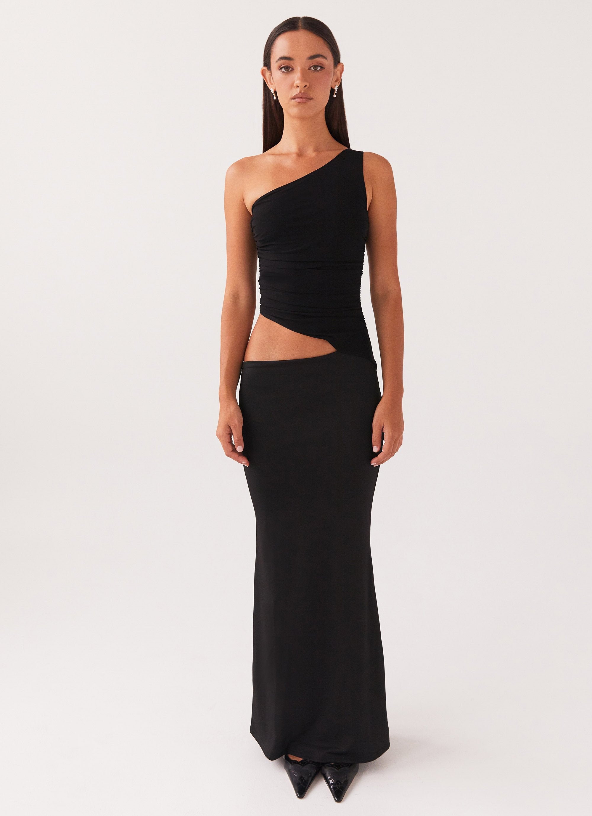 Viana Asymmetrical Two Piece Dress